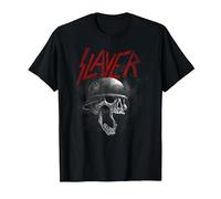 Slayer War Skull Helmet T-Shirt, Homme, Noir, M