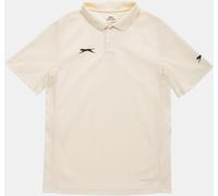 Slazenger Aero Cricket Shirt Juniors Crème 5-6 ans Unisex