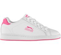 Slazenger Ash Lace Trainers Junior Blanc/Cerise 6 (39) Male