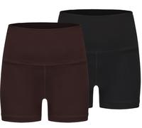 Slazenger Booty Shorts Womens Chocolat/Noir 12 (40) Female