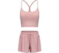 Slazenger Bra Shorts Set Womens Soie Rose Pâle 16 (44) Female