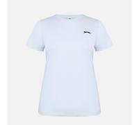 Slazenger Slaz Crew Neck Cotton Embroidered Short Sleeve T-Shirt Blanc 18 (46) Female