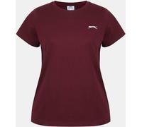Slazenger Neck Tee Womens Bourgogne 14 (42) Female