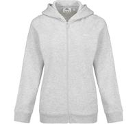 Slazenger Fitted Full Zip Hoodie Womens Gris glace chiné 10 (S) Female