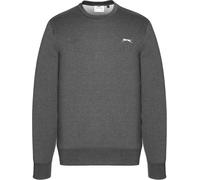 Slazenger Fleece Crew Sweater Mens Charbon Marl 3XL Male