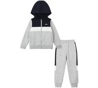 Slazenger Fleece Full Zip Tracksuit Infant Gris/Marine 4-5 ans Male