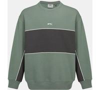 Slazenger Fleece Sportswear Crew Sweat Mens Laurel/Grey S Male