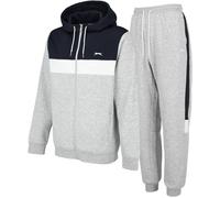 Slazenger Zip Tracksuit Mens Gris chiné/Marine S Male