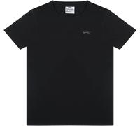 Slazenger Junior Boys Plain Tee Shirt Noir 7-8 ans Male