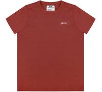 Slazenger Junior Boys Plain Tee Shirt Ocre rouge 7-8 ans Male