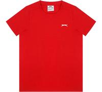 Slazenger Junior Boys Plain Tee Shirt Rouge 9-10 ans Male