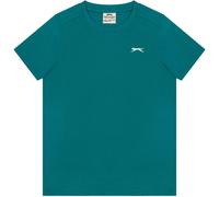 Slazenger Junior Boys Plain Tee Shirt Teal 7-8 ans Male