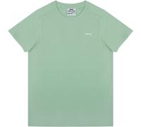 Slazenger Junior Boys Plain Tee Shirt Vert pastel 7-8 ans Male