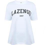 Slazenger Large Logo Tee Blanc 14 (42) Female