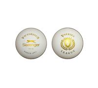 Slazenger League Balle de cricket Blanc Senior