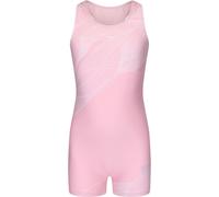 Slazenger Lycra® Xtra Life™ Boyleg Swimming Suit Junior Girls Rose/Blanc 11-12 ans Female