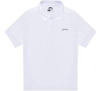 Slazenger Plain Polo Shirt Junior Blanc 9-10 ans Male