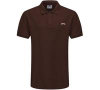 Slazenger Plain Polo Shirt Mens Marron chocolat XL Male