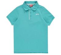 SLAZENGER Polo Bleu aquamarine Garcon Enfant 7-8 ans