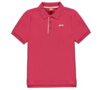 SLAZENGER Polo Garcon Enfant Couleur Rose foncé-Rouge 11-12 ans