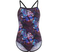 Slazenger Slaz All Over Tieback One Piece Swimsuit Noir/Multicolore 16 (44) Female