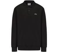 Slazenger Ls Flc Polo Men Noir 2XL Male
