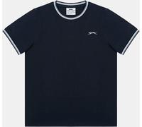 Slazenger Slaz Tipped Regular Fit T-Shirt Marine 7-8 (S) Male