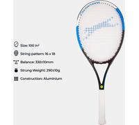 Slazenger Slaz Volt Tennis Racket Blanc/Bleu L2 Unisex