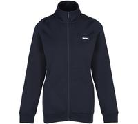 Slazenger Fitted Zip Through Jacket Womens Marine 8 (XS) Female
