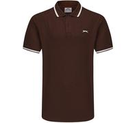 Slazenger Tipped Polo Shirt Mens Marron foncé S Male