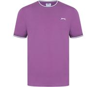 Slazenger Tipped T Shirt Mens Raisin M Male