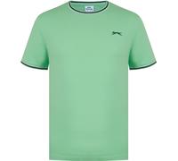 Slazenger Tipped T Shirt Mens Vert vif S Male