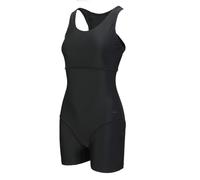 Slazenger Womens Boyleg Swimsuit - Black - 12