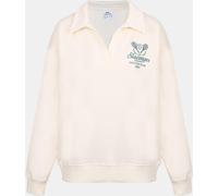 Slazenger Women's Crew Sweatshirt Blanc 14 (42) Female