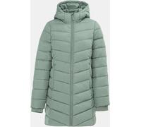 Slazenger Women's Mid-Length Hooded Long Sleeve Puffer Jacket Kaki clair 12 (40) Female