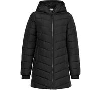 Slazenger Women's Mid-Length Hooded Long Sleeve Puffer Jacket Noir 8 (36) Female