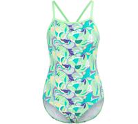 Slazenger Slaz All Over Tieback One Piece Swimsuit Vert/Vert 8 (36) Female