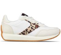 Slazenger Women's Slaz Lyon Classic Low-Top Trainers Blanc/Léopard 5 (38) Female