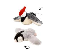 slazoi Jouet interactif pour chat avec ailes battantes, jouet pour chat d'intérieur, jouets interactifs automatiques pour la chasse et l'ennui des chats (2 pièces-8)