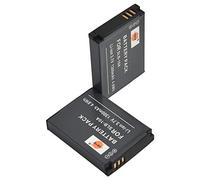 SLB-10A 2PCS DSTE Batterie de rechange compatible pour SL202 SL310 SL420 TL9 WB150F WB250F HMX-U20 HZ10W HZ15W IT100 L100 L310W M310W NV9 Appareil photo numérique SLB10A