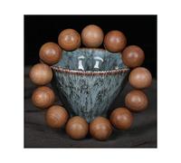 SLCHJX 13 baisses bouddhistes sculptées à la main Bracelets Berons de santal naturel Bracelets de santal