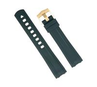 SLCHJX 20 mm NOUVELLE TRANSE CURVE QUALITÉ FKM FLUORO Caoutchoucs Rubber Watchs pour STRAP OMEGA SEAMASTER 300 Bracelets de montre de monture de plongée