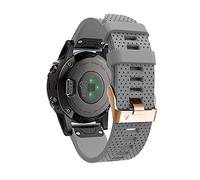 SLCHJX 20 mm pour le bracelet de bracelet Fenix 6S 5S Watchband pour Fenix 6Spro 5splus Rose Gold Buckle Silicone accessoire rapide