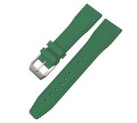 SLCHJX 21 mm Soft FluorUbber FKM Watchbands 20 mm 22 mm pour IWC Big Pilot Portofino Natural Rubber Watch Strap Tools