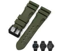 SLCHJX 22 mm 24 mm 26 mm Nature Watch Band pour Panerai Luminor Pam441 Black Blue Sport Sport imperméable Watch Strap Watch