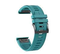 SLCHJX 26 22 22 mm STRAP TRABLE DE MONTRE POUR FENIX 7X ， FENIX 7 ， FENIX 7S Smart Watch Rodater Silicone EasyFit STRAP
