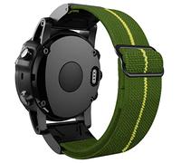 SLCHJX 26 22 mm Band de montre rapide pour Fenix 6 6x Pro 5x 5 plus 3 3HR MK2 MK1 935 Nylon Tressé
