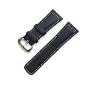 SLCHJX 28 mm Classical Greatin Leather Watch Band pour sept bracelets de bracelet marron noir de sept