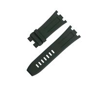 SLCHJX 28 mm Nature Fluorine Soft FKM Bracelet en caoutchouc Accessoires de montre pour le bracelet AP pour Audumars et Piguet Belt 15710/15703 pas Qucik Release