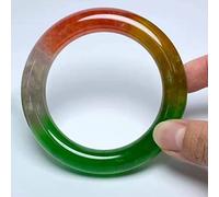 SLCHJX 3 couleurs Jadeite Bangle Emerald Jade Bracelet Decoration Accessoires Hand Accessoires Bijoux exquis (Couleur: A, taille: 59-60 mm) (A 61)